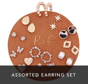 Lucky Brand Los Angeles 3 Pair Earring Set.  Lucky brand earrings, Earring  set, Gold heart studs