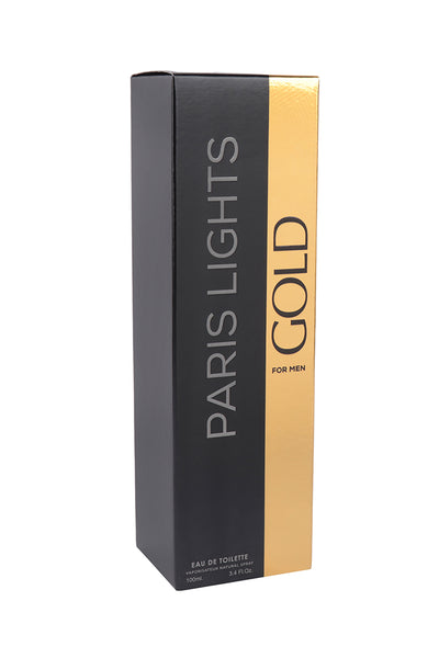 NC-PARIS LIGHTS GOLD FOR MEN 3.4 OZ/3PCS