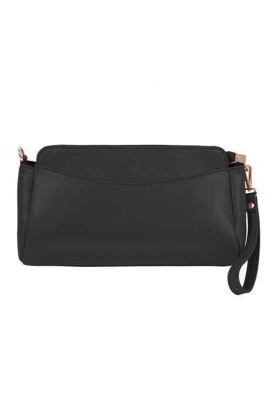 CONVERTIBLE LEATHER CROSSBODY/POUCH BAG