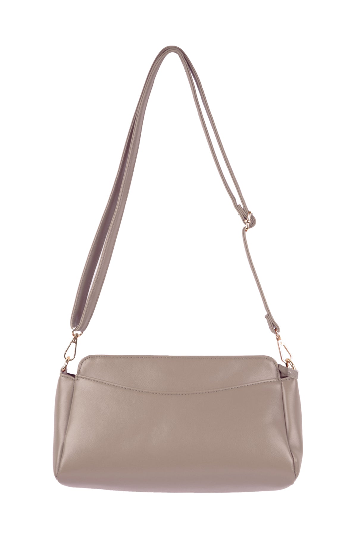 CONVERTIBLE LEATHER CROSSBODY/POUCH BAG