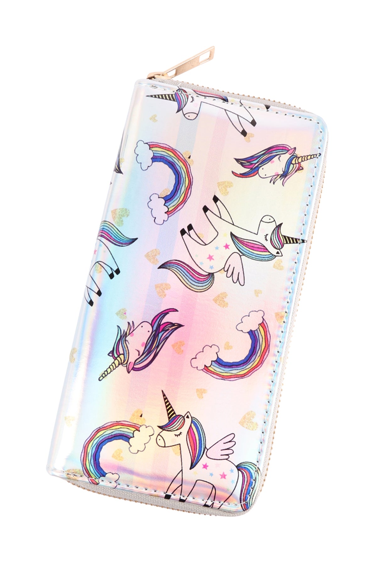 UNICORN HOLOGRAPIC SINGLE ZIPPER WALLET (NOW $2.25 ONLY!)