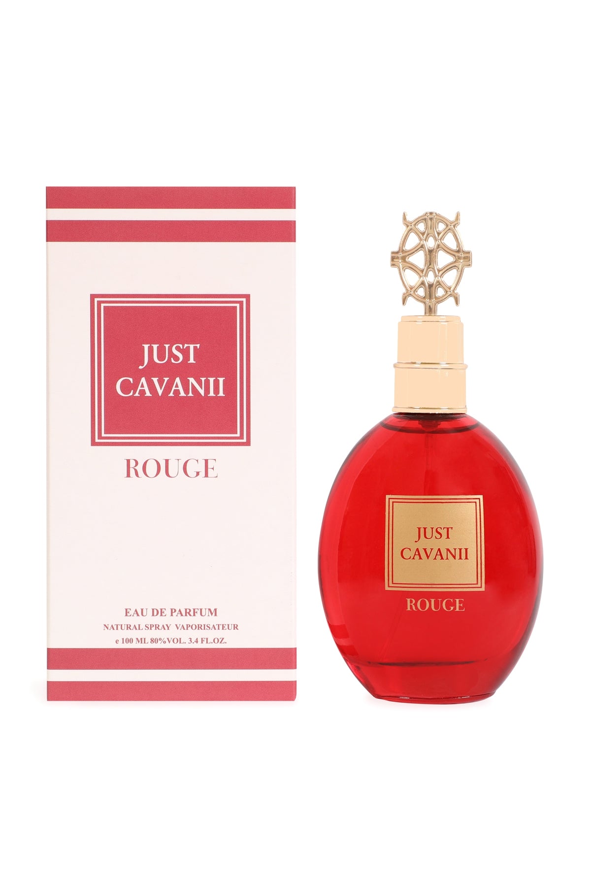 JUST CAVANII ROUGE RED SPRAY PERFUME EAU DE PARFUM FOR WOMEN