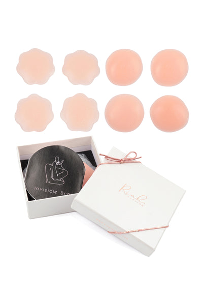 ROUND FLOWER SHAPE ADHESIVE SILICONE NIPPLE TAPES