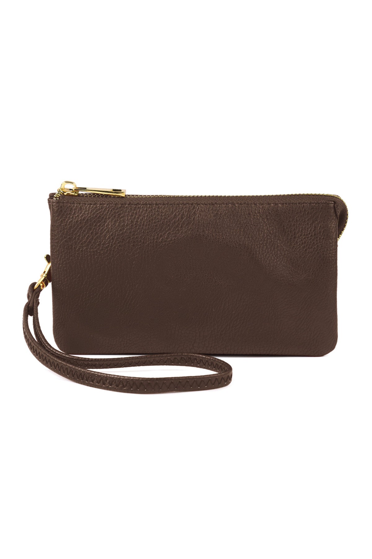 LEATHER WALLET WITH DETACHABLE WRISTLET