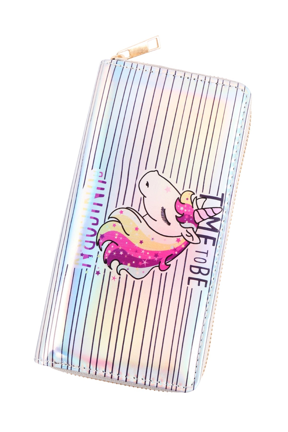UNICORN HOLOGRAPIC SINGLE ZIPPER WALLET (NOW $2.25 ONLY!)