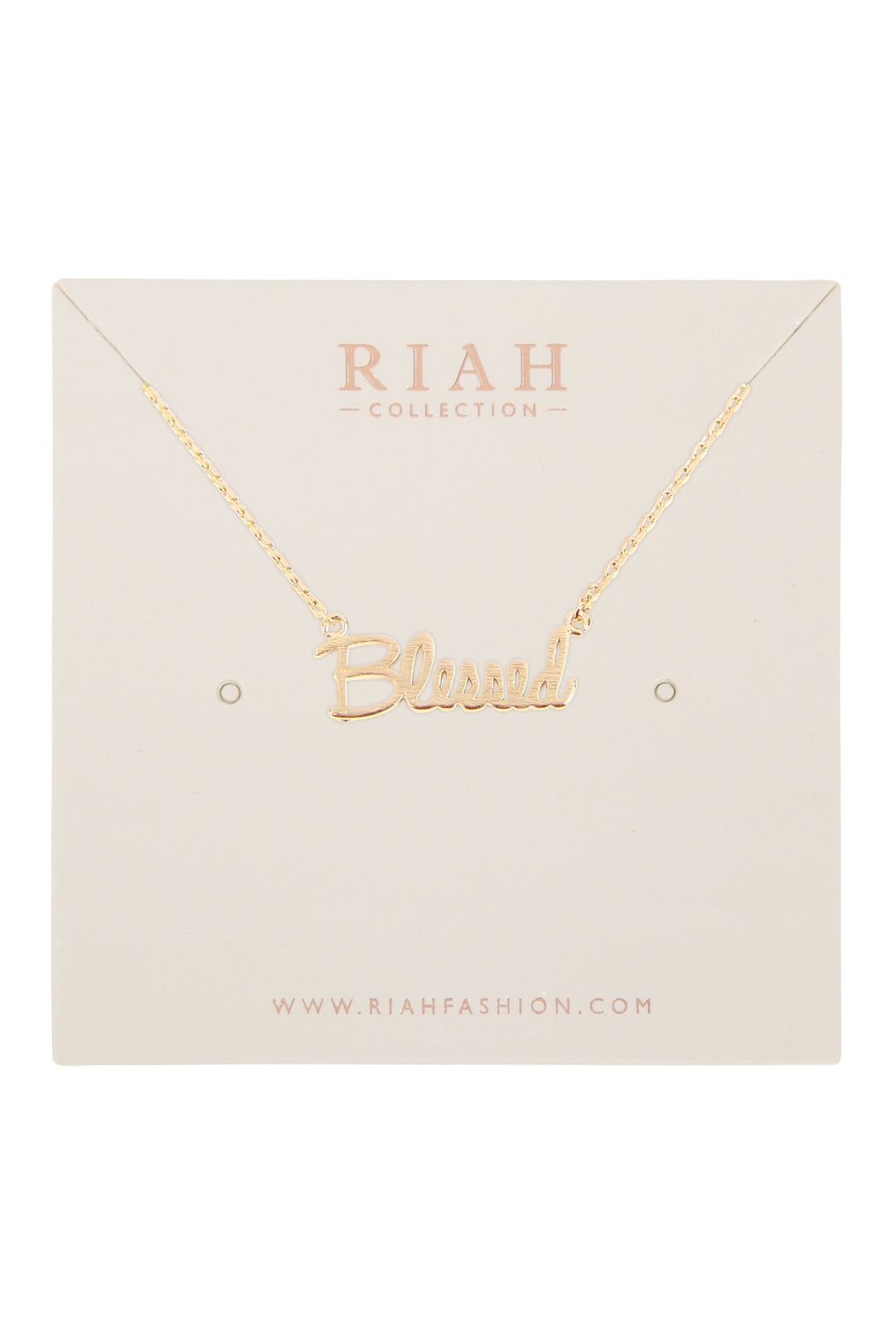 BLESSED PENDANT NECKLACE (NOW $1.75 ONLY!)