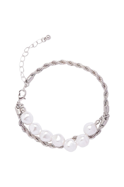 TWISTED CHARM PEARL BRACELET/6PCS (NOW $1.75 ONLY!)