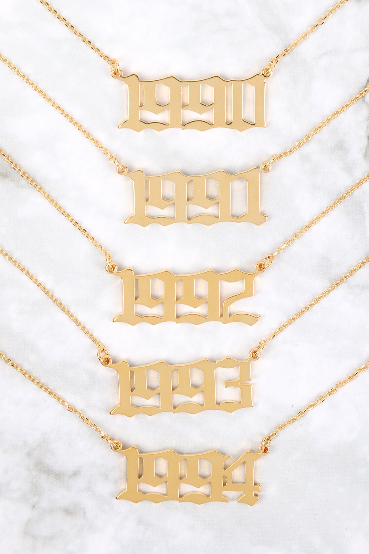 "1994" BIRTH YEAR PERSONALIZED NECKLACE