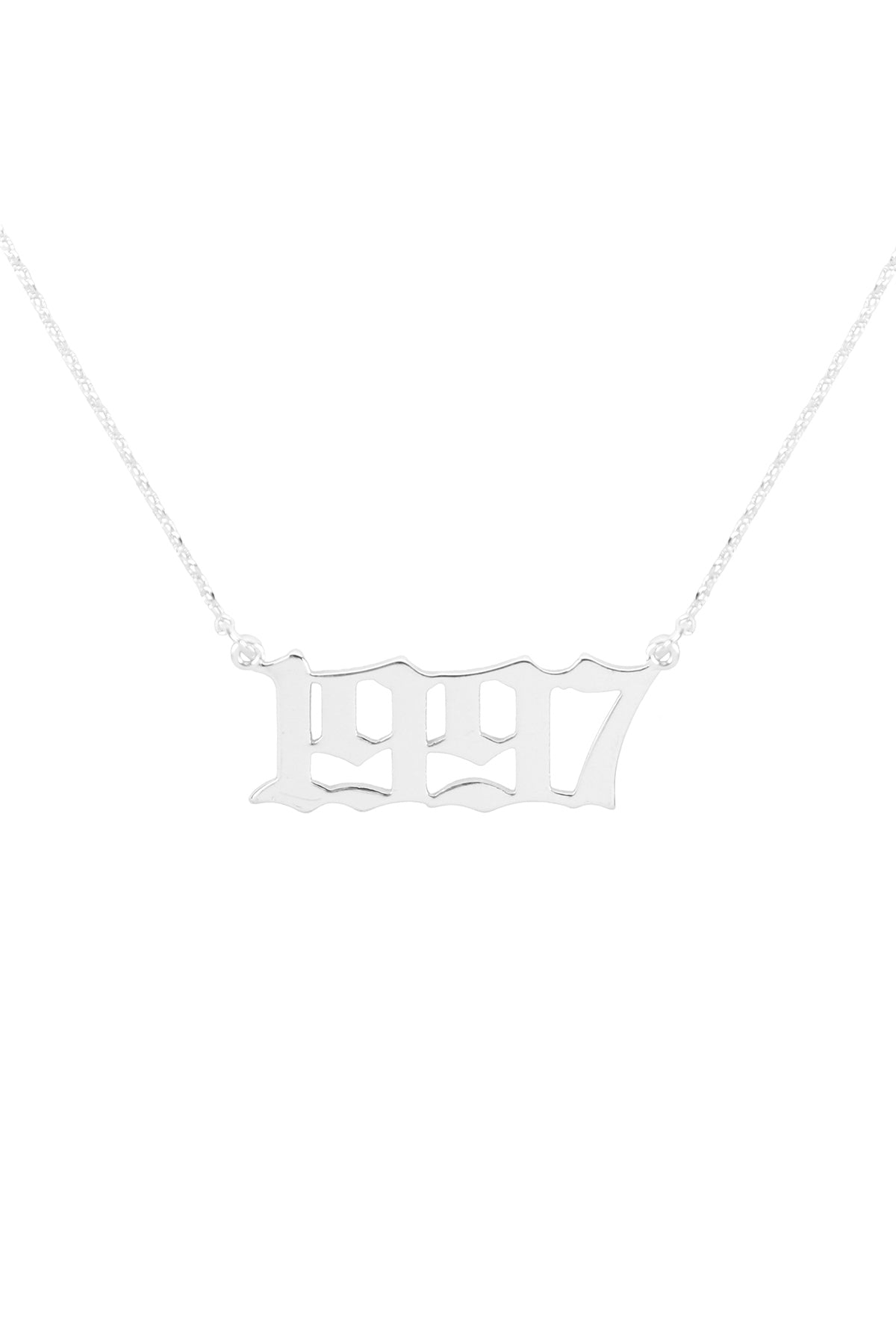 "1997" BIRTH YEAR PERSONALIZED NECKLACE
