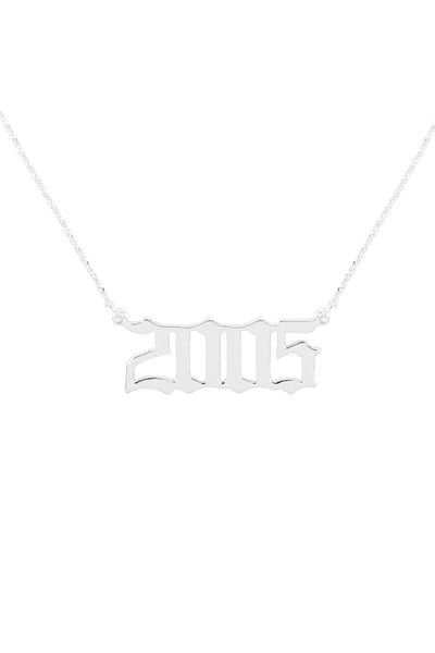 "2005" BIRTH YEAR PERSONALIZED NECKLACE