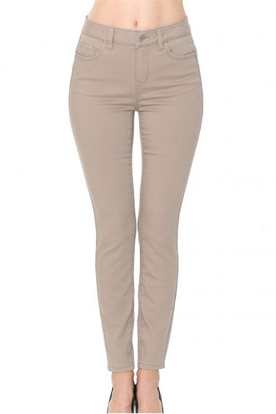 PUSH-UP HIGH-RISE COLORED TWILL PANTS-1-1-2-2-3-2-2-2