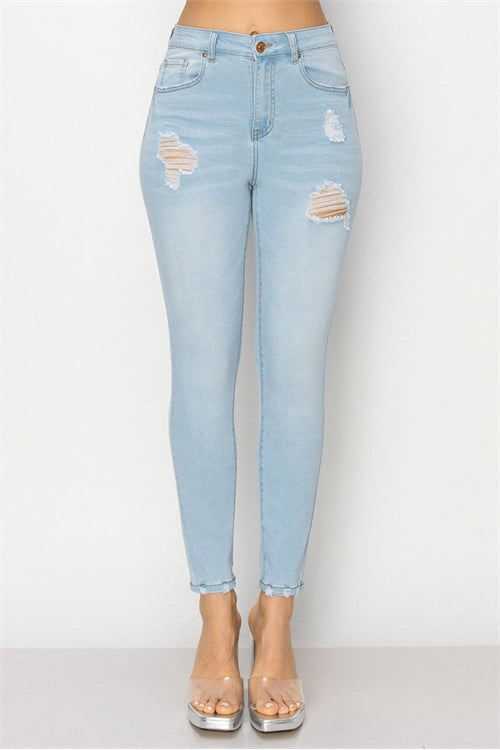 WJ-90302-HIGH RISE SKINNY WITH DISTRESSED AND 3D WHISKERS-1-1-2-2-3-2-2-2