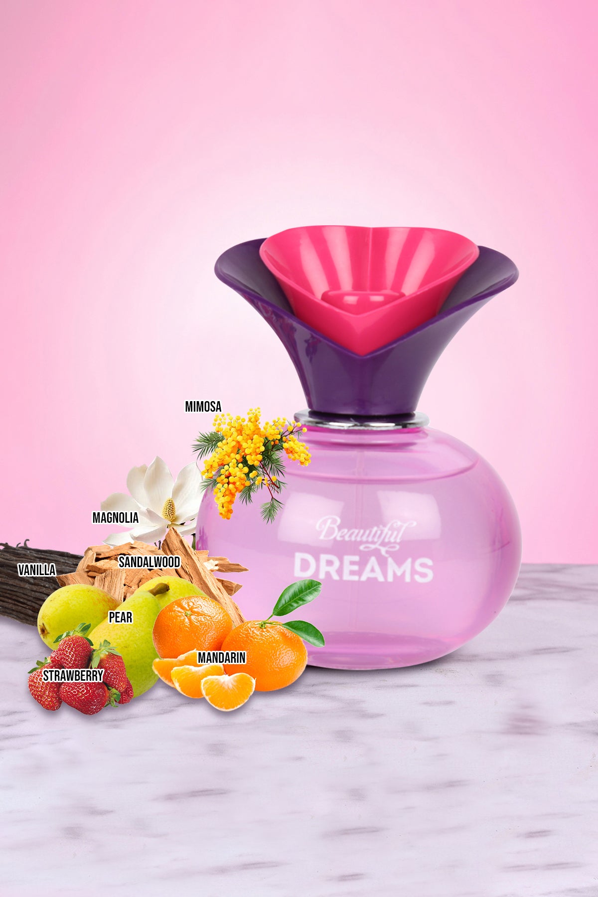 BEAUTIFUL DREAMS SPRAY PERFUME EAU DE PARFUM FOR WOMEN - 100ML/3.4 FL.OZ.