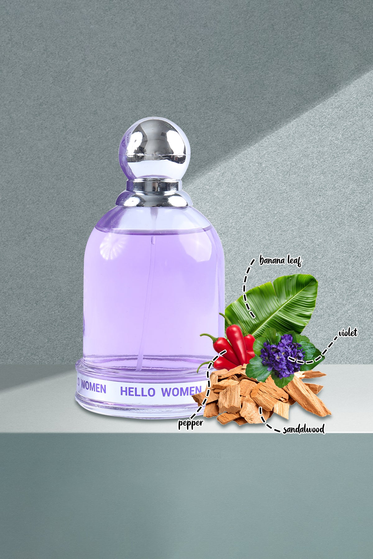 HELLO WOMEN SPRAY PERFUME EAU DE PARFUM FOR WOMEN - 100ML/3.4 FL.OZ.