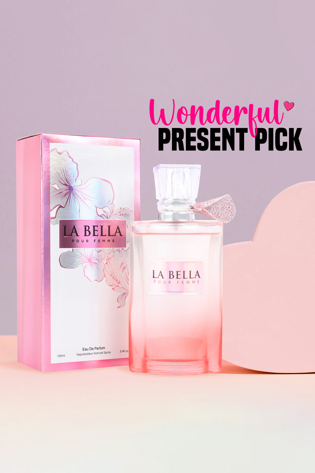 LA BELLA SPRAY PERFUME EAU DE PARFUM FOR WOMEN - 100ML/3.4 FL.OZ