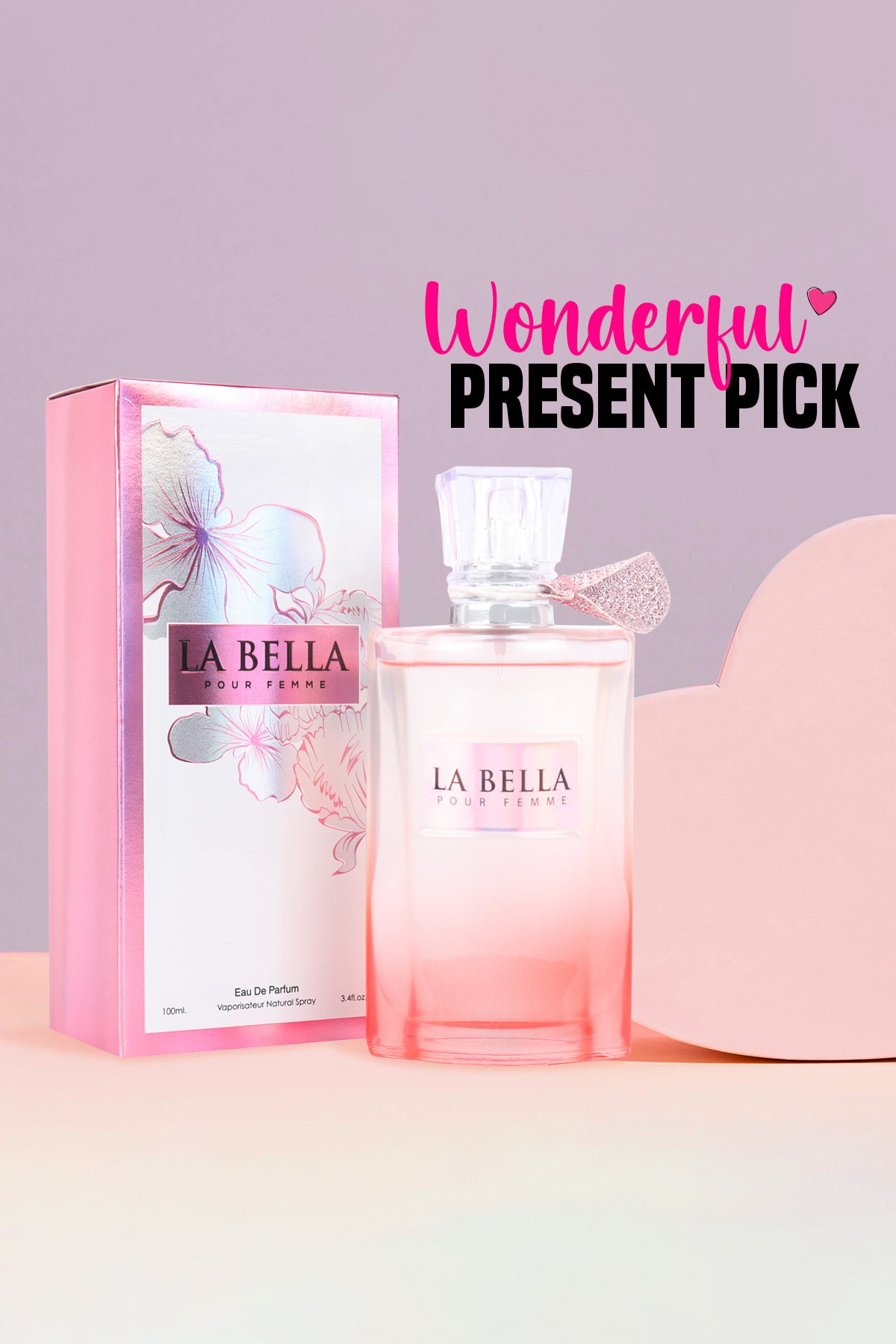 LA BELLA SPRAY PERFUME EAU DE PARFUM FOR WOMEN - 100ML/3.4 FL.OZ.