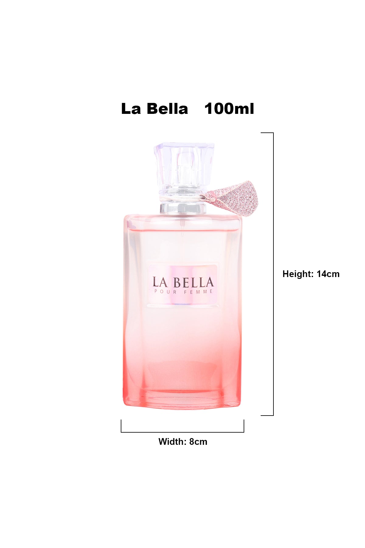 LA BELLA SPRAY PERFUME EAU DE PARFUM FOR WOMEN - 100ML/3.4 FL.OZ.