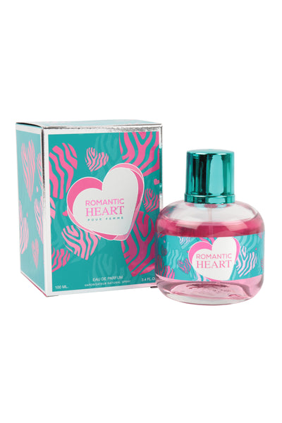 ROMANTIC HEART SPRAY PERFUME EAU DE PARFUM FOR WOMEN - 100ML/3.4 FL.OZ.