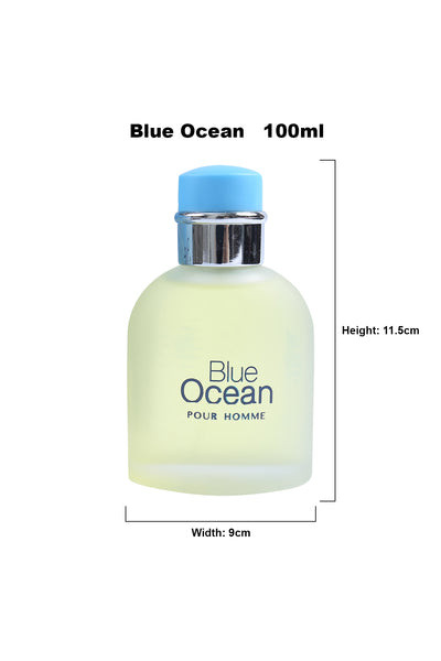 BLUE OCEAN SPRAY COLOGNE EAU DE TOILETTE FOR MEN - 100ML/3.4 FL.OZ.