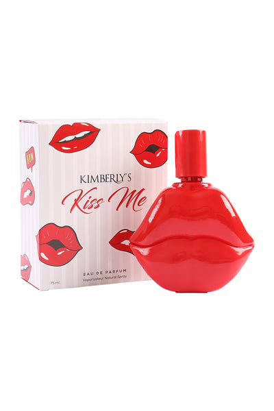 KIMBERLY KISS ME SPRAY PERFUME EAU DE PARFUM FOR WOMEN - 75ML/2.5 FL.OZ.
