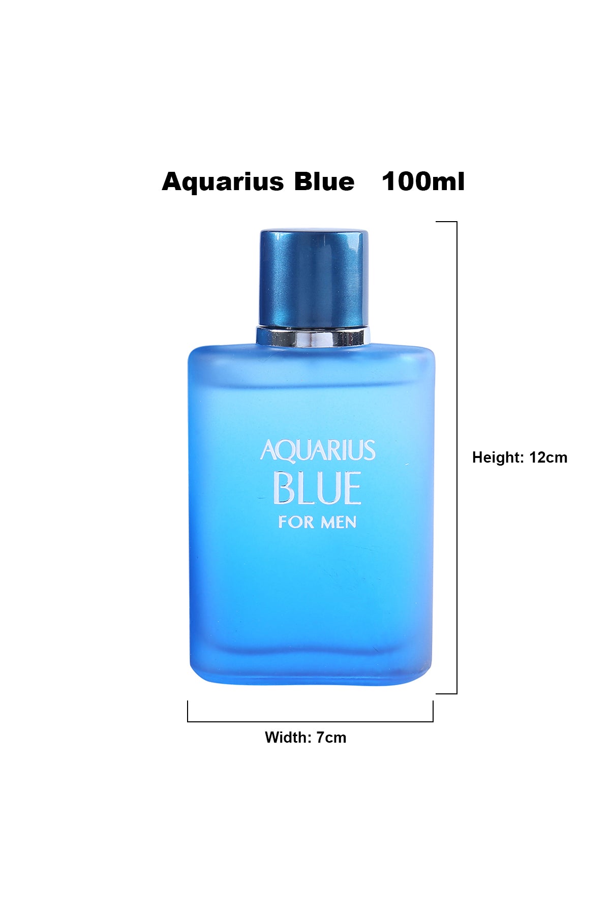 AQUARIUS BLUE SPRAY COLOGNE EAU DE TOILETTE FOR MEN - 100ML/3.4 FL.OZ.