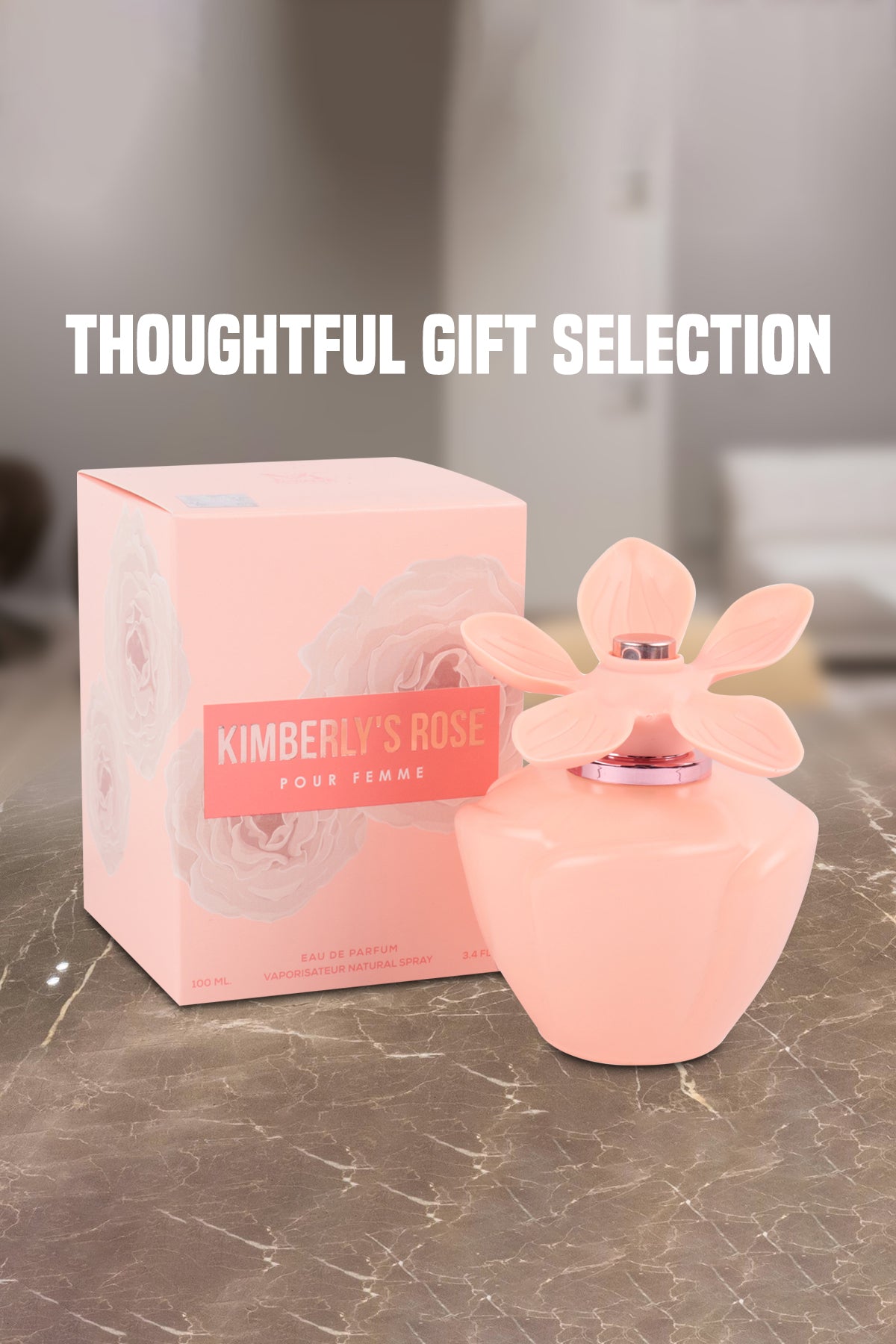 KIMBERLY'S ROSE SPRAY PERFUME EAU DE PARFUM FOR WOMEN - 100ML/3.4 FL.OZ.