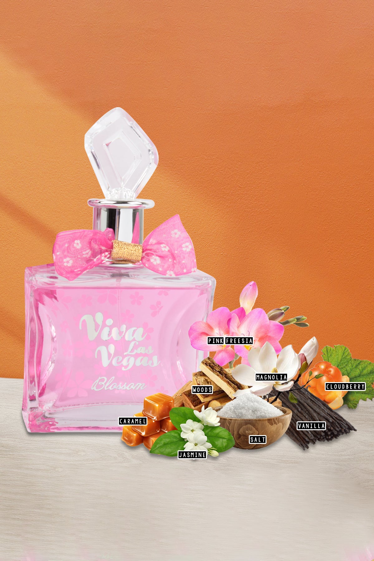 VIVA LAS VEGAS BLOSSOM SPRAY PERFUME EAU DE PARFUM FOR WOMEN - 100ML/3.4 FL.OZ.