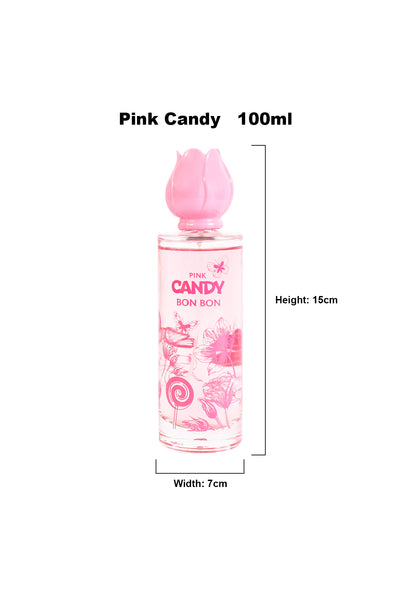 PINK CANDY BONBON SPRAY PERFUME EAU DE PARFUM FOR WOMEN - 100ML/3.4 FL.OZ.