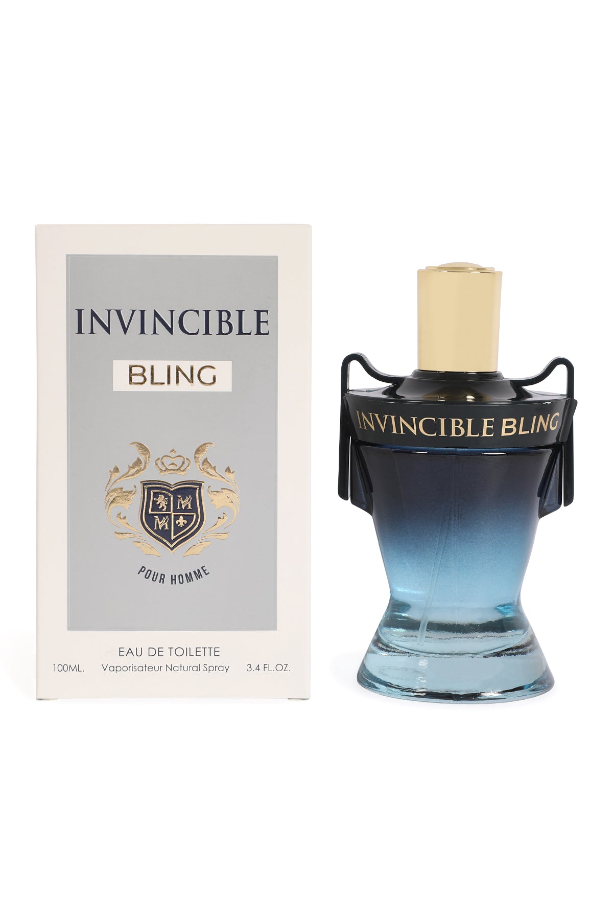 INVINCIBLE BLING SPRAY COLOGNE EAU DE TOILETTE FOR MEN - 100ML/3.4 FL ...