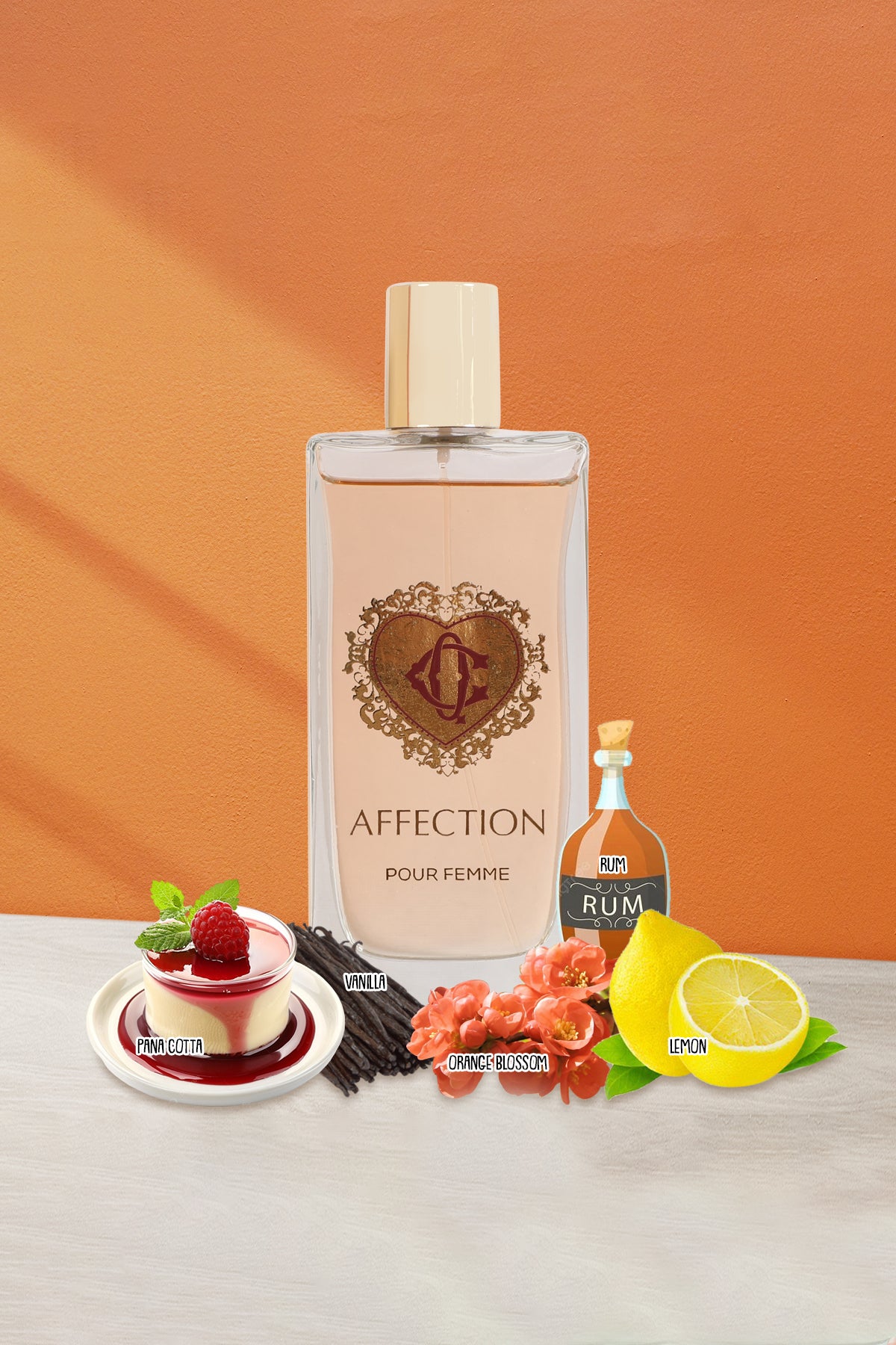 CQ AFFECTION SPRAY PERFUME EAU DE PARFUM FOR WOMEN - 100ML/3.4 FL.OZ.