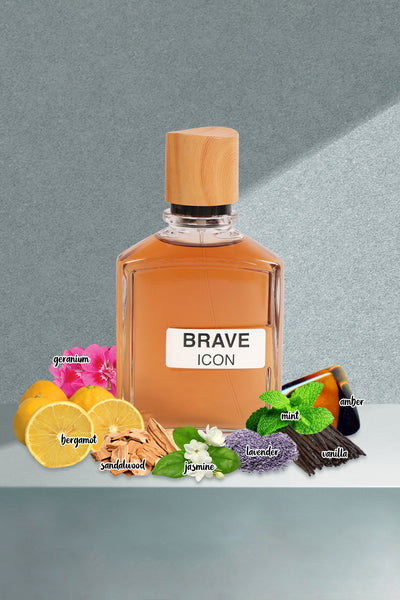 BRAVE ICON SPRAY COLOGNE EAU DE PARFUM FOR MEN - 100ML/3.4 FL.OZ.