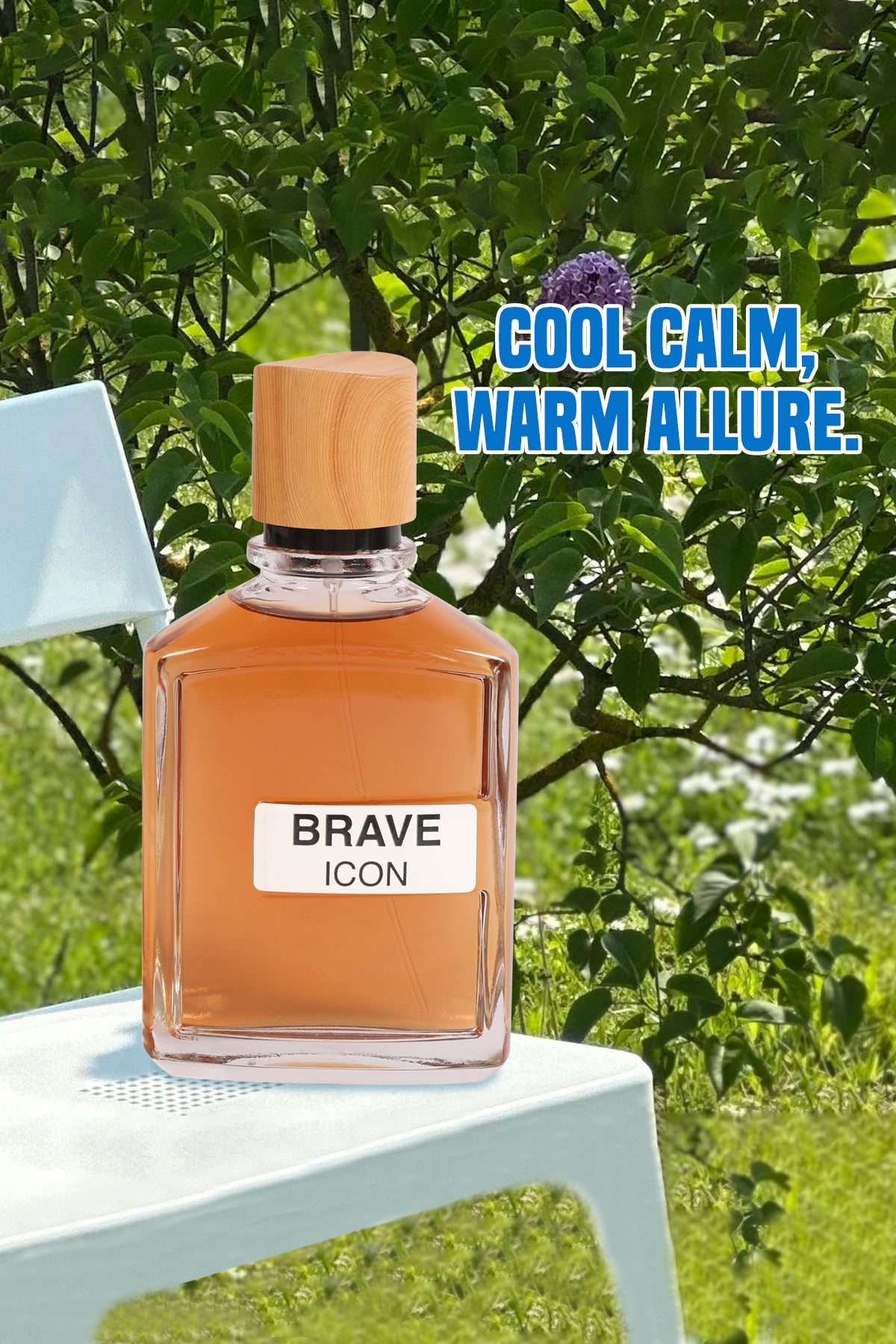 BRAVE ICON SPRAY COLOGNE EAU DE PARFUM FOR MEN - 100ML/3.4 FL.OZ.