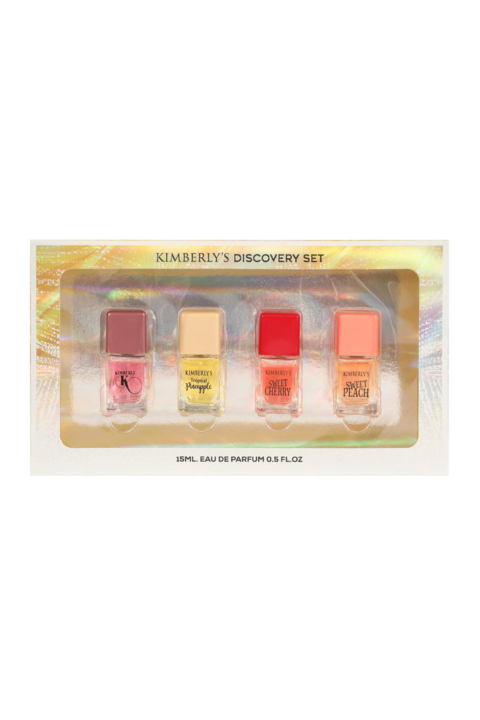KIMBERLY DISCOVERY TROPICAL PINEAPPLE, SWEET CHERRY, SWEET PEACH