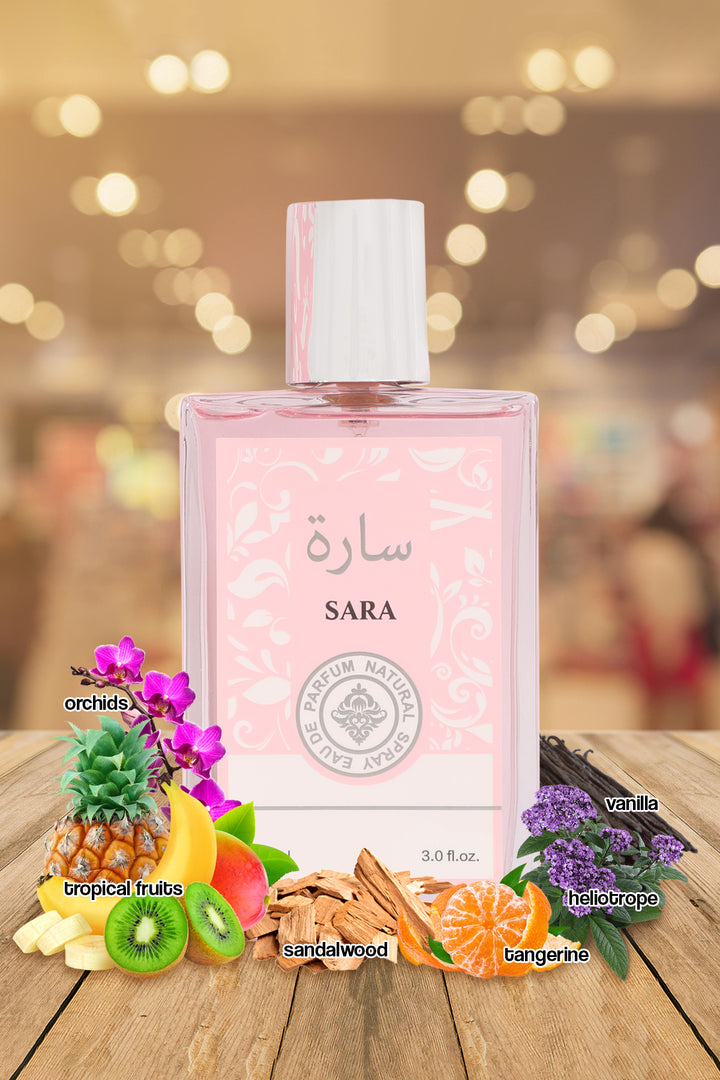 SARA SPRAY PERFUME EAU DE PARFUM FOR WOMEN - 90ML/3.0FL.OZ. – MYS