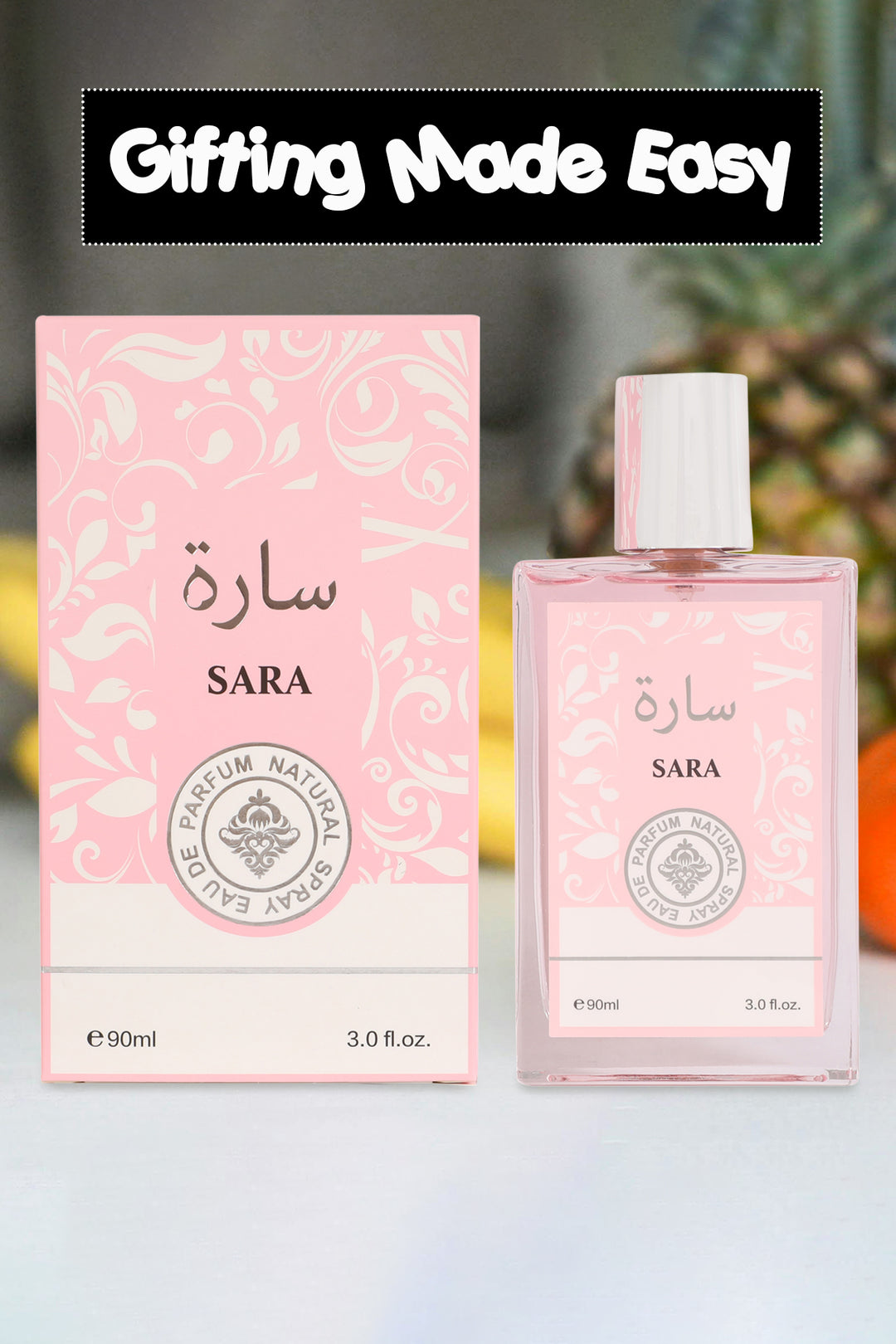 SARA SPRAY PERFUME EAU DE PARFUM FOR WOMEN - 90ML/3.0FL.OZ. – MYS