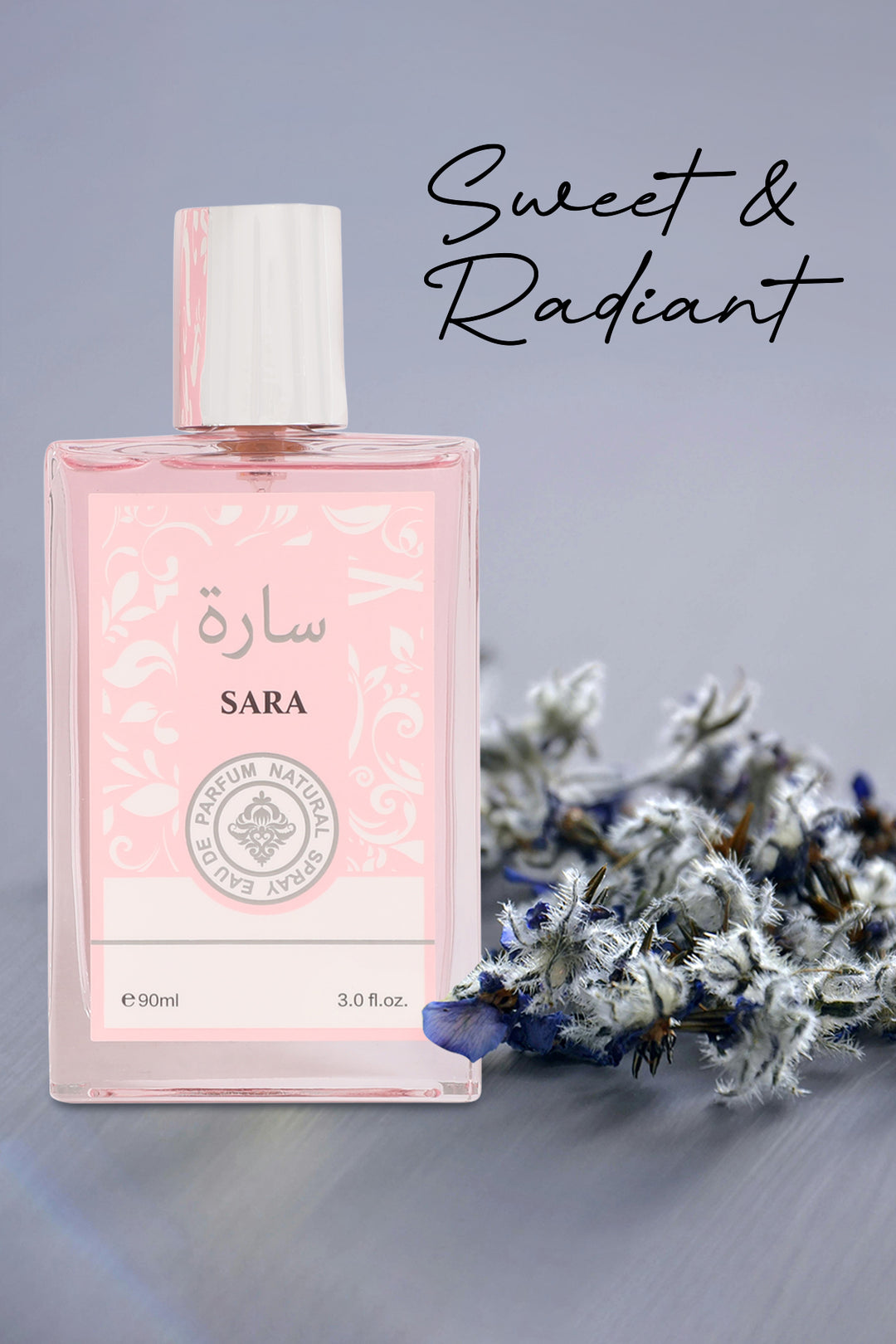 SARA SPRAY PERFUME EAU DE PARFUM FOR WOMEN - 90ML/3.0FL.OZ. – MYS