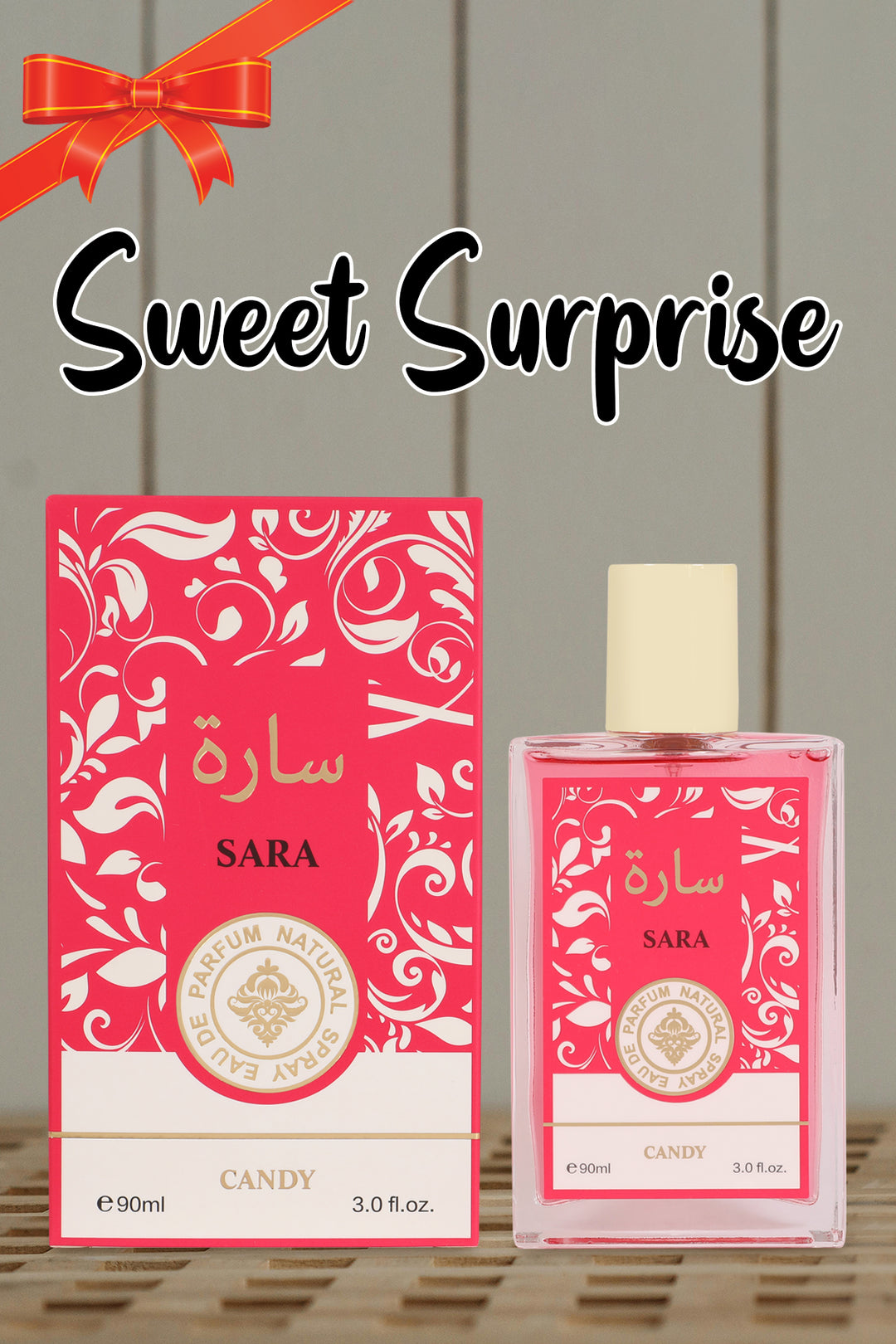 SARA CANDY SPRAY PERFUME EAU DE PARFUM FOR WOMEN - 90ML/3.0FL.OZ