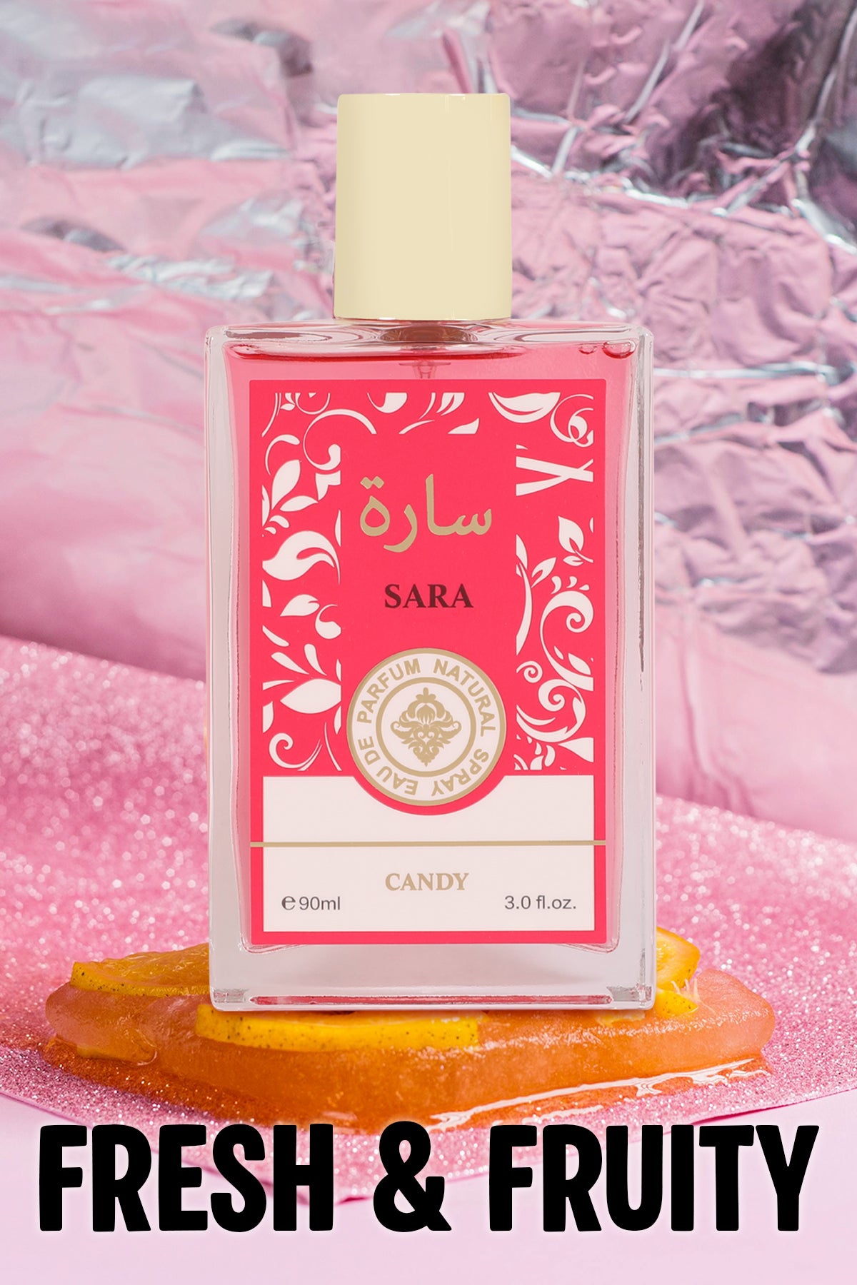 SARA CANDY SPRAY PERFUME EAU DE PARFUM FOR WOMEN - 90ML/3.0FL.OZ