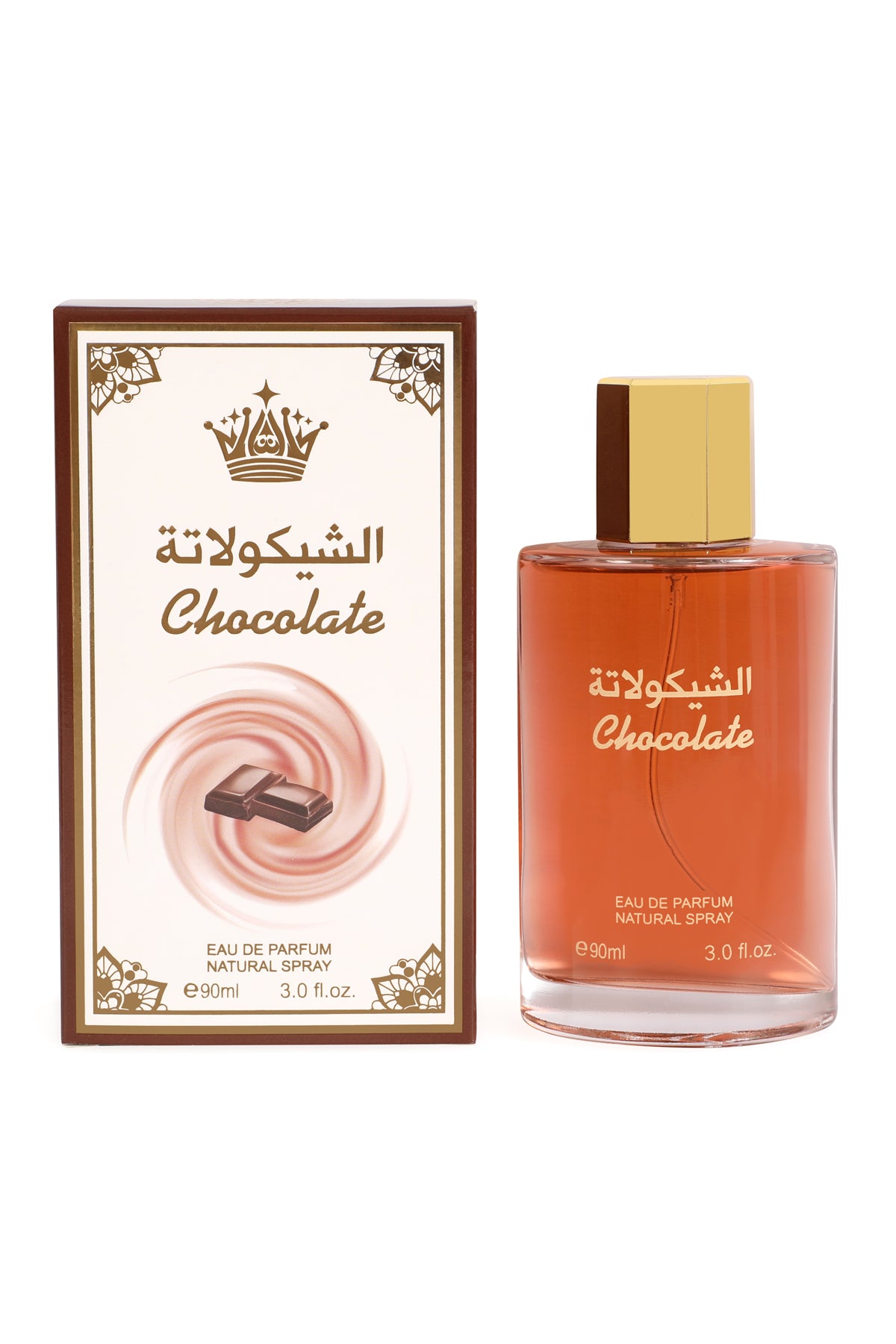 CHOCOLATE SPRAY PERFUME EAU DE PARFUM FOR MEN AND WOMEN - 90ML/3.0FL.OZ.