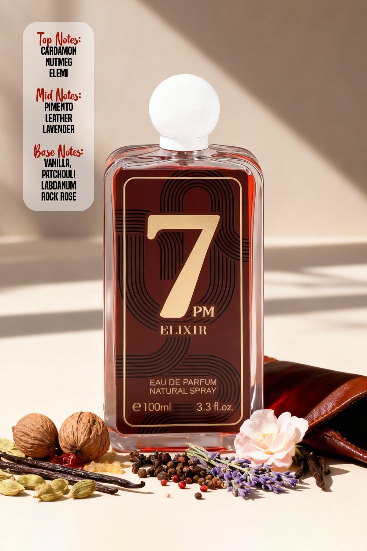 香水(女性用) electio 7PM ELIXIR SPRAY PERFUME EAU DE PARFUM FOR WOMEN - 100ML/3.3FL.OZ