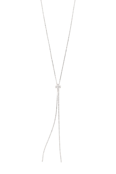 RHINESTONE 47" CROSS SLIDER NECKLACE (NOW $3.50 ONLY!)