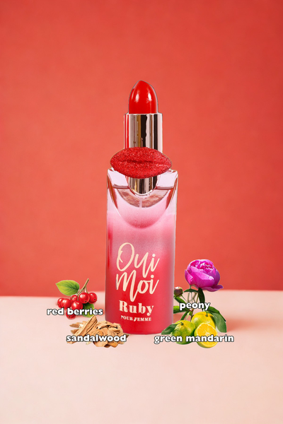OUI MOI RUBY SPRAY PERFUME EAU DE PARFUM FOR WOMEN - 100ML/3.4 FL.OZ.