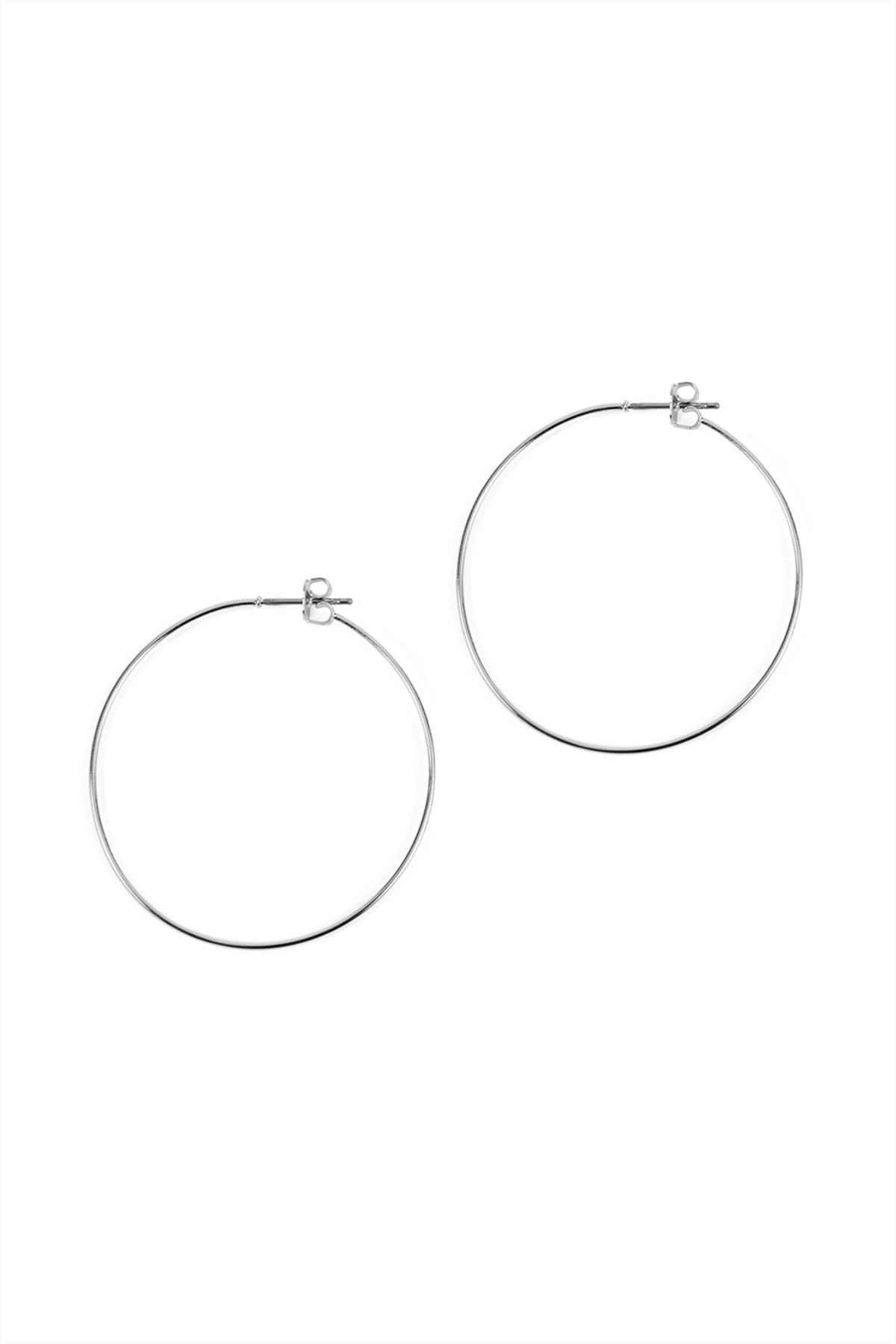 WIRE HOOP EARRINGS