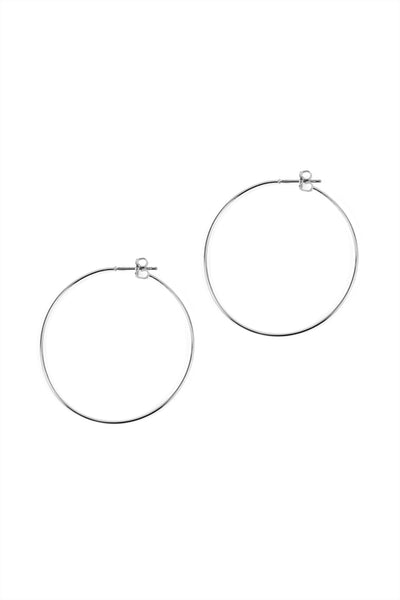 WIRE HOOP EARRINGS