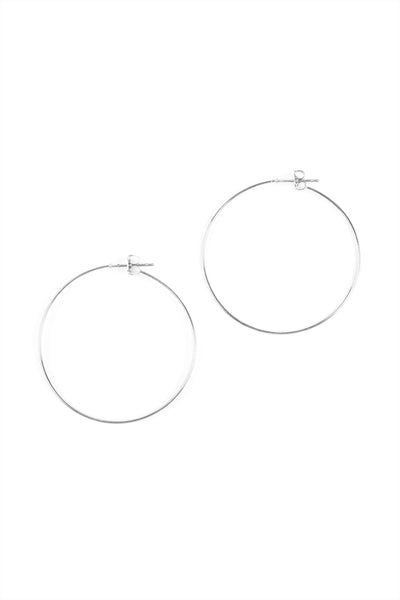 WIRE HOOP EARRINGS