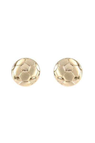 SIMPLE SOCCER MATTE EARRINGS