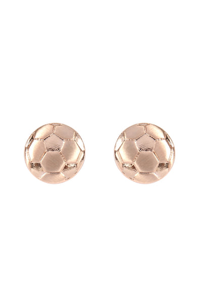 SIMPLE SOCCER MATTE EARRINGS