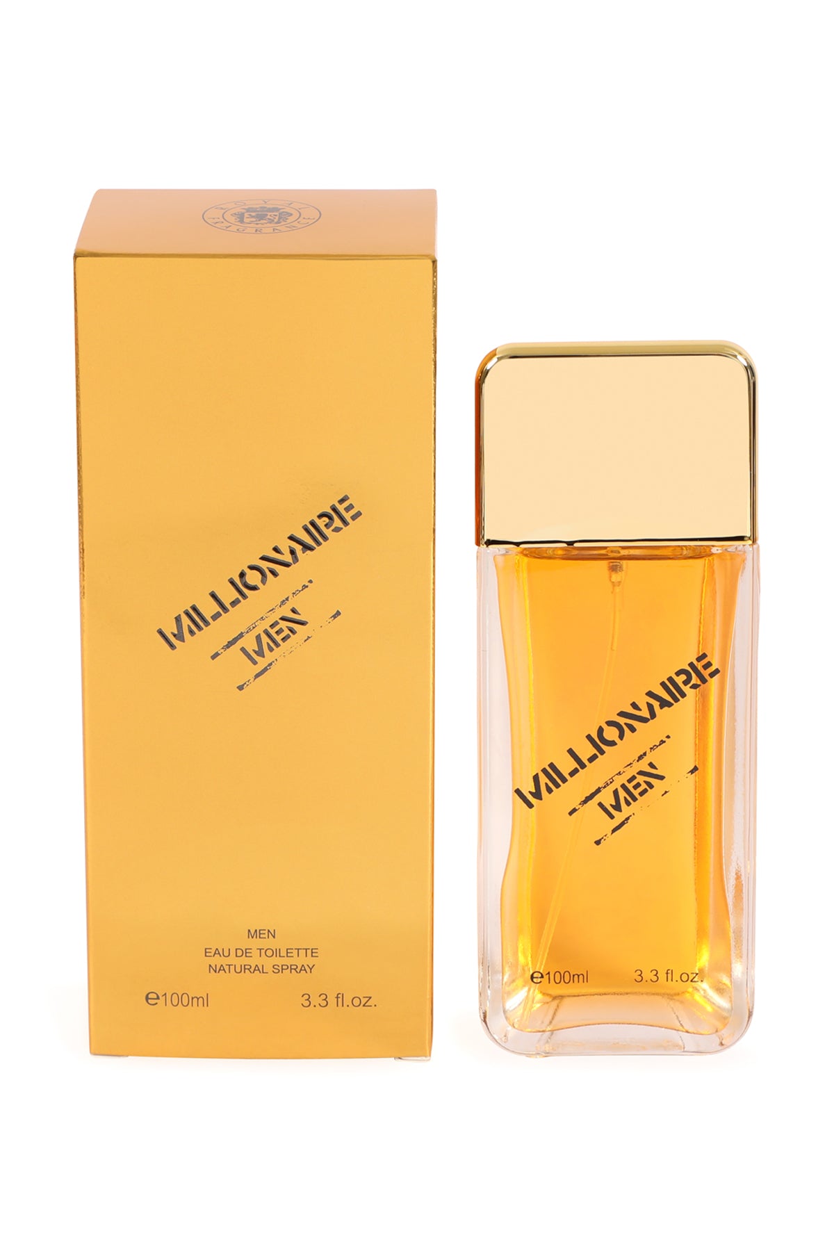 MILLIONAIRE MEN SPRAY COLOGNE EAU DE TOILETTE FOR MEN - 100ML/3.3 FL.OZ.