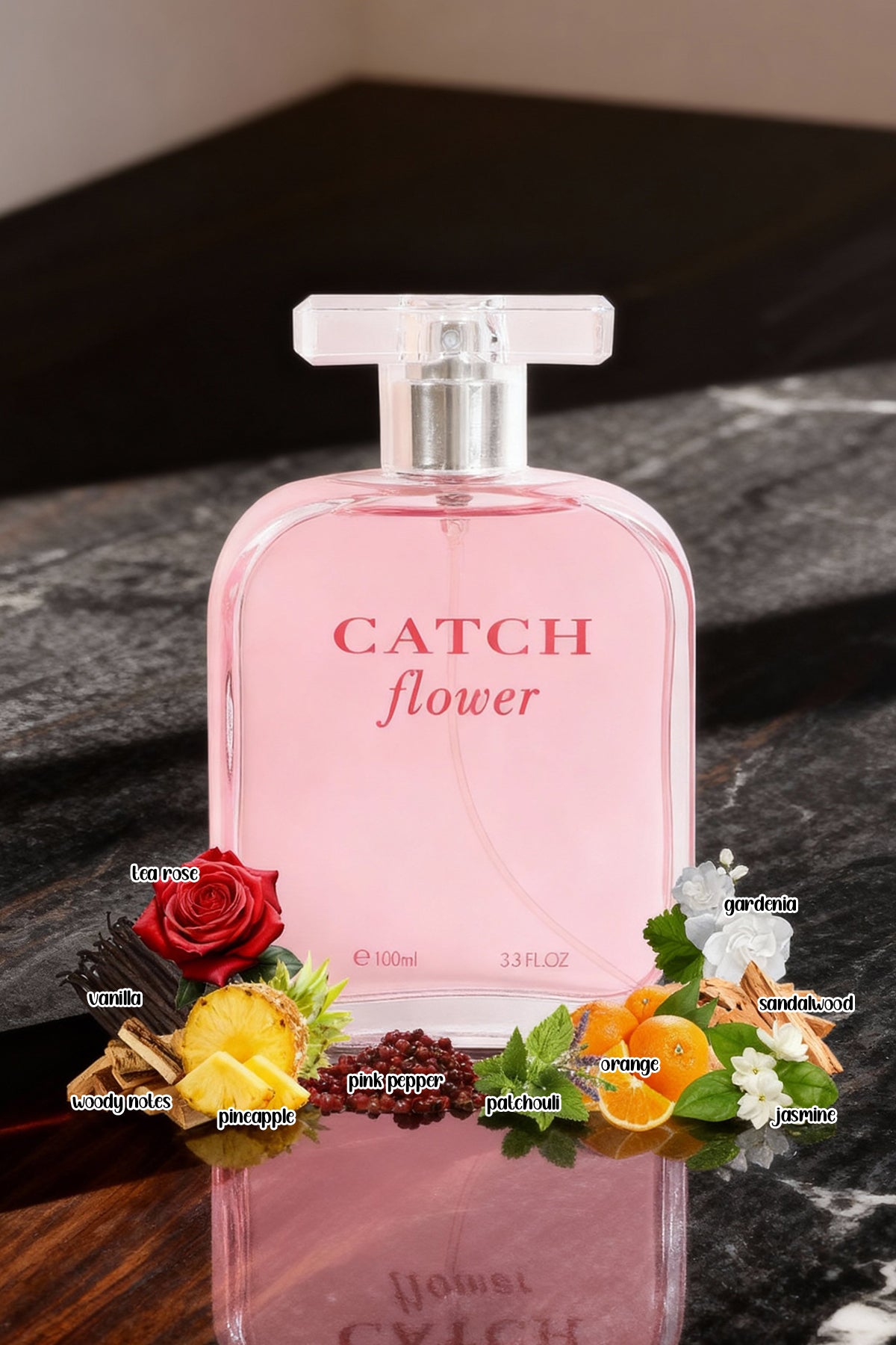 CATCH FLOWER SPRAY PERFUME EAU DE PARFUM FOR WOMEN - 100ML/3.4FL.OZ ...