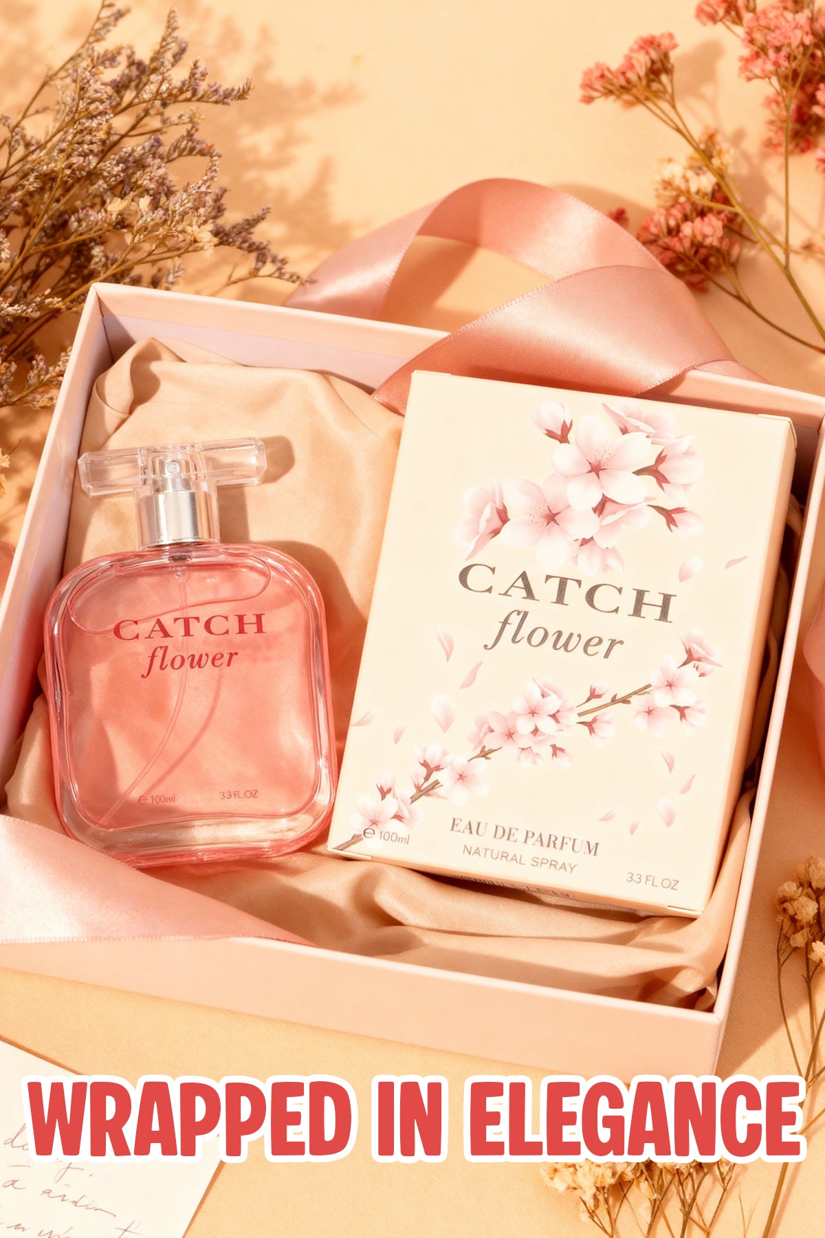 CATCH FLOWER SPRAY PERFUME EAU DE PARFUM FOR WOMEN - 100ML/3.4FL.OZ ...